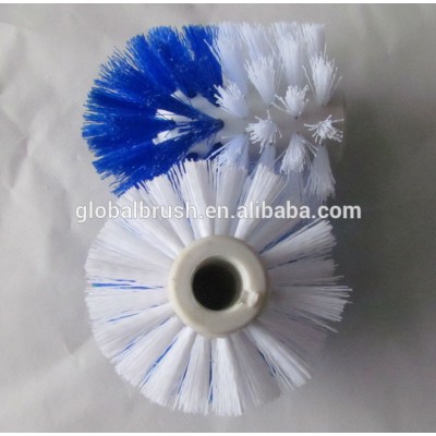 2105-A bathroom round brush head for satin nickel pedestal toilet bowl brush set