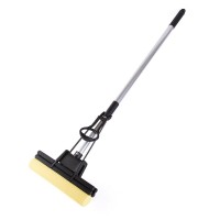 With Extendable Handle Absorbent Pva Double Roller Sponge Foam Mop